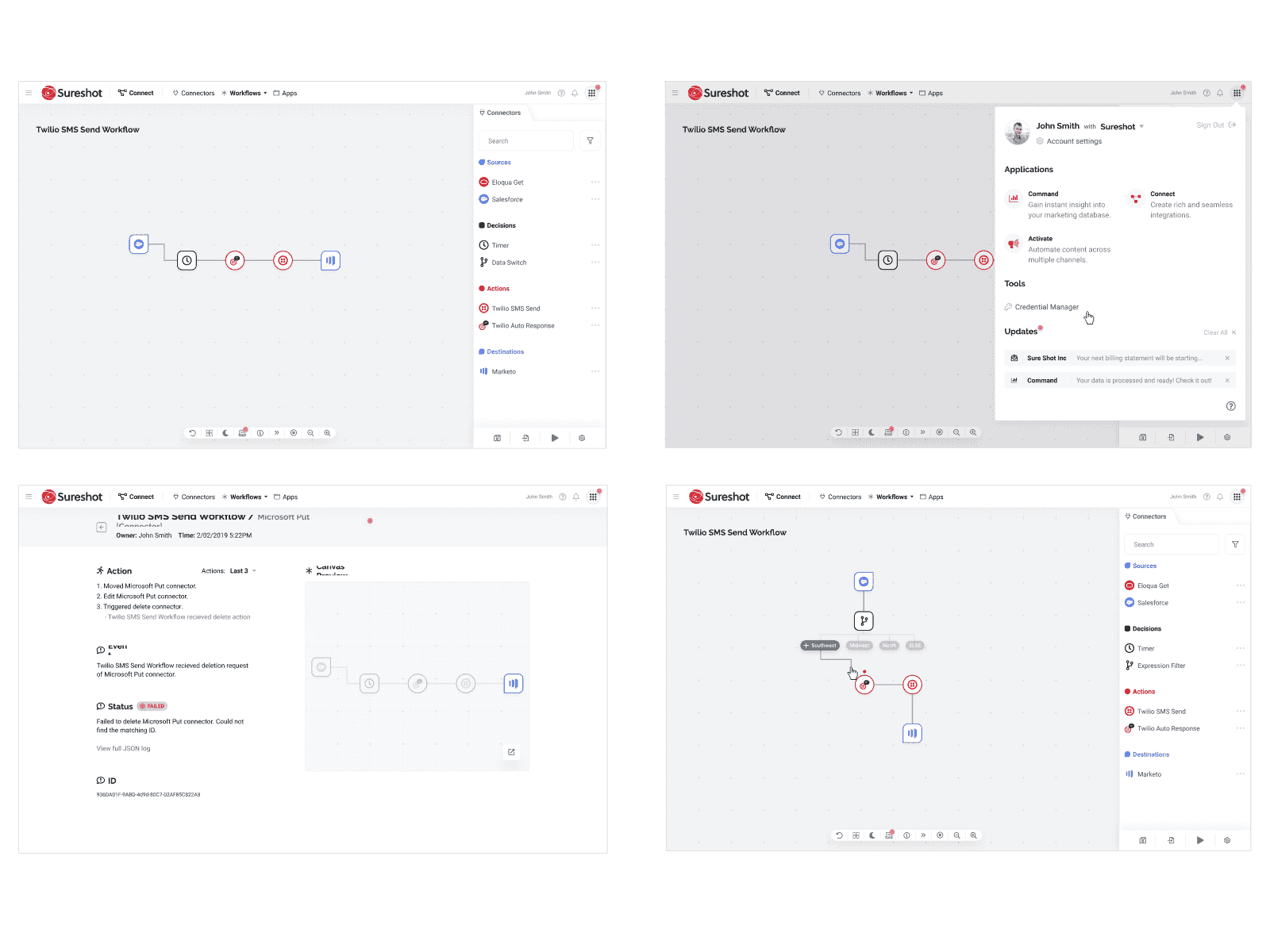 sureshot ui product connect overview