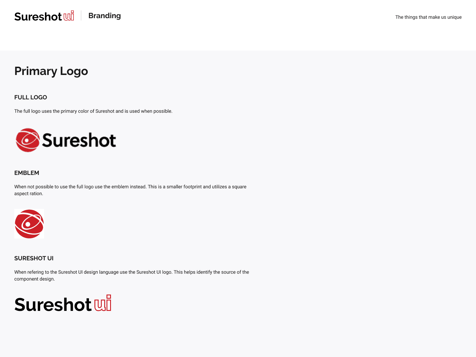 sureshot logo brand