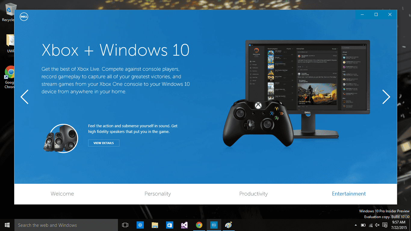 dell welcome screenshot 4